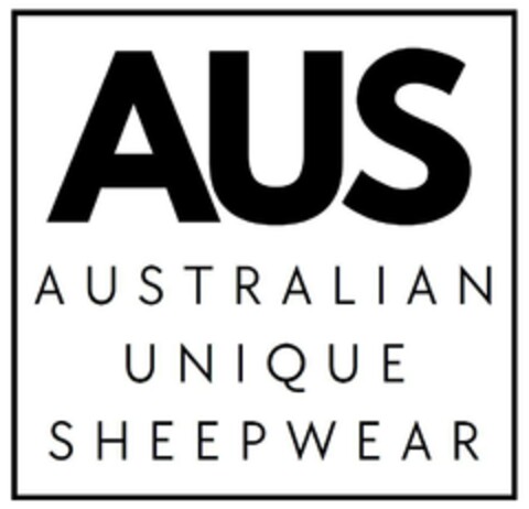 AUS AUSTRALIAN UNIQUE SHEEPWEAR Logo (EUIPO, 14.05.2024)