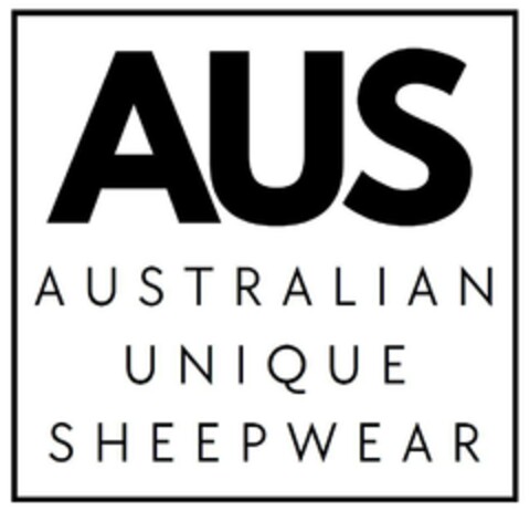 AUS AUSTRALIAN UNIQUE SHEEPWEAR Logo (EUIPO, 05/14/2024)