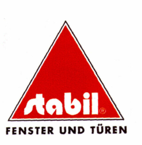 stabil FENSTER UND TÜREN Logo (EUIPO, 03.07.1996)
