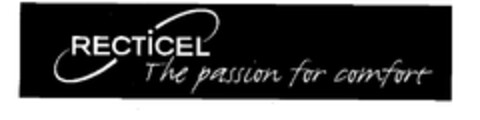 RECTICEL The passion for comfort Logo (EUIPO, 16.02.1998)