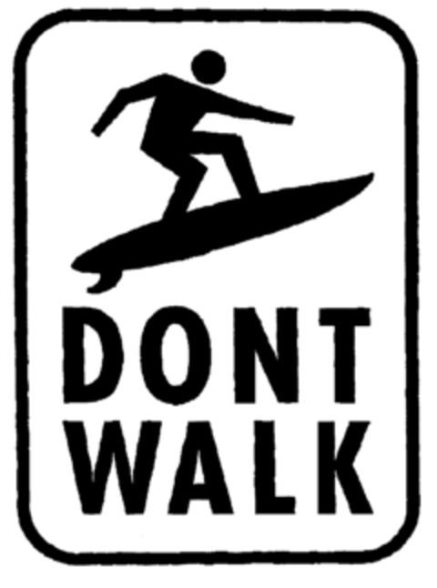 DONT WALK Logo (EUIPO, 14.08.1998)