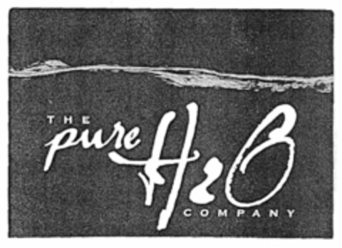 THE pure H2O COMPANY Logo (EUIPO, 02.12.1998)