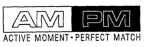 AM PM ACTIVE MOMENT ­ PERFECT MATCH Logo (EUIPO, 19.01.1999)