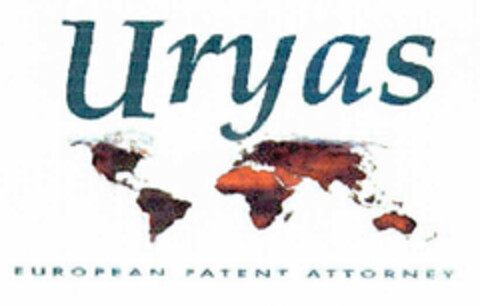 Uryas EUROPEAN PATENT ATTORNEY Logo (EUIPO, 04/03/2002)