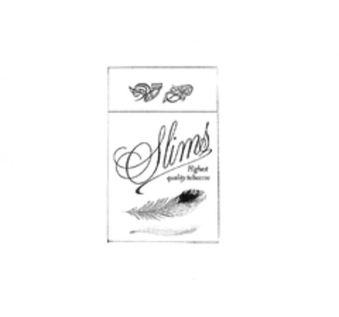 Slims Highest quality tobaccos Logo (EUIPO, 22.09.2004)