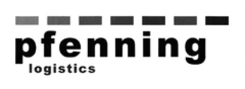 pfenning logistics Logo (EUIPO, 14.02.2005)