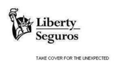 Liberty Seguros TAKE COVER FOR THE UNEXPECTED Logo (EUIPO, 08/21/2006)