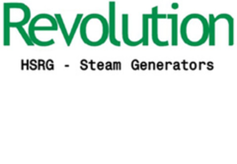 REVOLUTION HSRG -Steam Generators Logo (EUIPO, 25.07.2008)