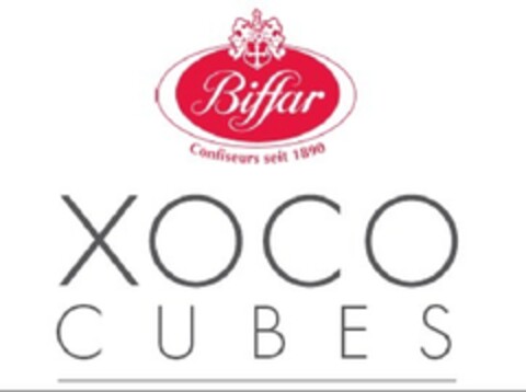 XOCO CUBES Biffar Confiseurs seit 1890 Logo (EUIPO, 03.02.2009)