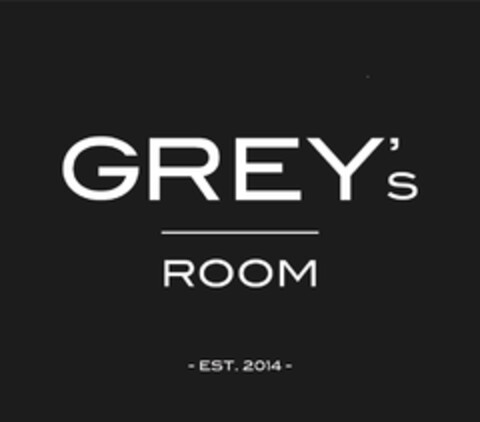 GREY's ROOM EST.2014 Logo (EUIPO, 07/30/2014)