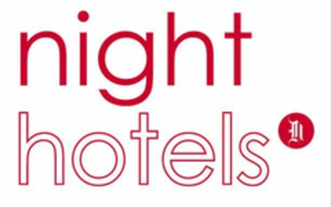 NIGHT HOTELS Logo (EUIPO, 10/17/2014)