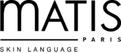 matis PARIS SKIN LANGUAGE Logo (EUIPO, 05/27/2016)