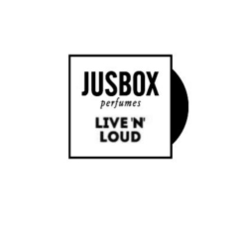 JUSBOX PERFUMES LIVE 'N' LOUD Logo (EUIPO, 12.05.2017)
