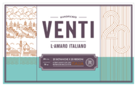 HANDPICKED VENTI L'AMARO ITALIANO Logo (EUIPO, 22.11.2018)