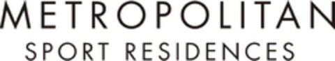 METROPOLITAN SPORT RESIDENCES Logo (EUIPO, 10.05.2019)