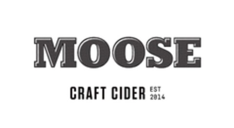 MOOSE CRAFT CIDER EST 2014 Logo (EUIPO, 20.09.2019)