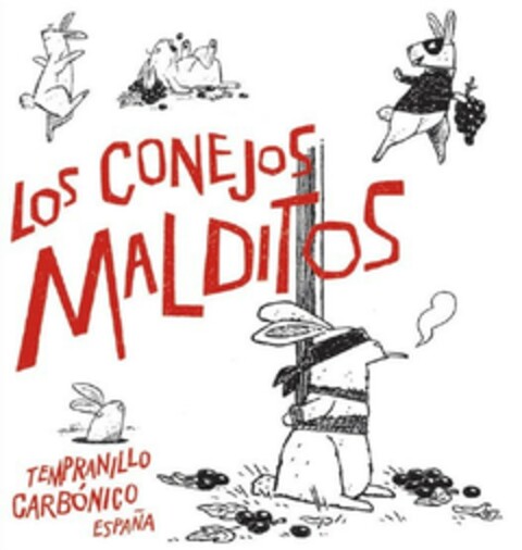 LOS CONEJOS MALDITOS TEMPRANILLO CARBÓNICO ESPAÑA Logo (EUIPO, 04.11.2020)