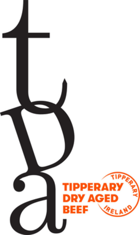 TDA TIPPERARY DRY AGED BEEF TIPPERARY IRELAND Logo (EUIPO, 30.11.2020)