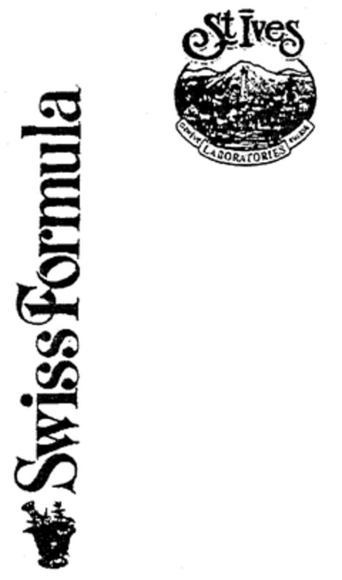 Swiss Formula St Ives Laboratories Logo (EUIPO, 13.11.1998)