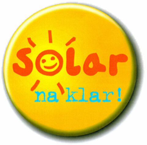 solar na klar! Logo (EUIPO, 27.05.1999)