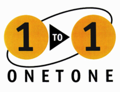 1 TO 1 ONETONE Logo (EUIPO, 22.08.2000)