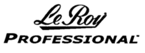 Le Roy PROFESSIONAL Logo (EUIPO, 09/14/2001)