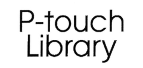 P-touch Library Logo (EUIPO, 10.06.2003)