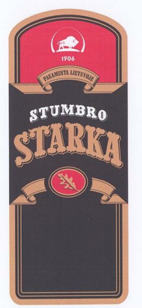 PAGAMINTA LIETUVOJE STUMBRO STARKA Logo (EUIPO, 06/07/2005)