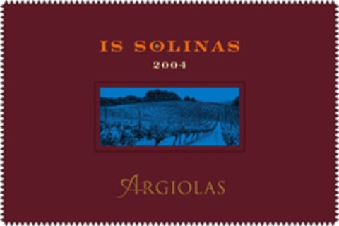 IS SOLINAS 2004 ARGIOLAS Logo (EUIPO, 03/27/2006)