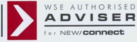 WSE AUTHORISED ADVISER for NEW/connect Logo (EUIPO, 02.08.2007)