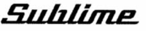 Sublime Logo (EUIPO, 02/23/2009)