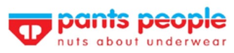 PANTS PEOPLE NUTS ABOUT UNDERWEAR Logo (EUIPO, 11.12.2009)