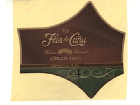 FLOR DE CAÑA AÑEJO ORO 4 Logo (EUIPO, 26.10.2012)