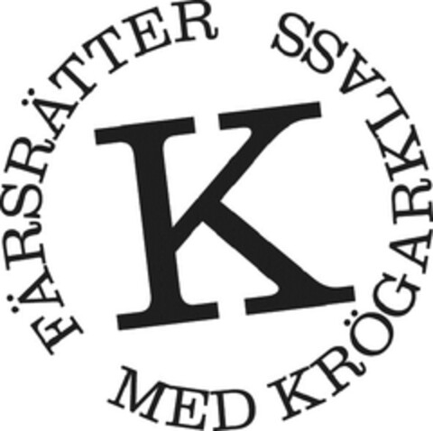 FÄRSRÄTTER MED KRÖGARKLASS Logo (EUIPO, 06/10/2013)