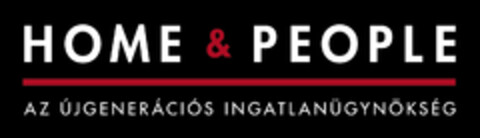 HOME & PEOPLE AZ ÚJGENERÁCIÓS INGATLANÜGYNÖKSÉG Logo (EUIPO, 08.06.2015)