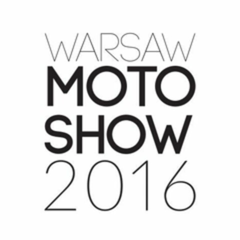 WARSAW MOTO SHOW 2016 Logo (EUIPO, 31.10.2016)