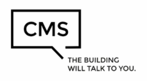 CMS THE BUILDING WILL TALK TO YOU. Logo (EUIPO, 03/14/2017)