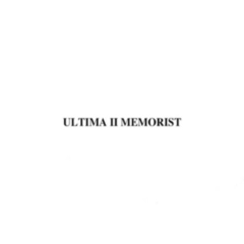ULTIMA II MEMORIST Logo (EUIPO, 10.10.2017)