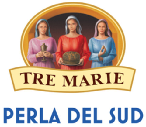 TRE MARIE PERLA DEL SUD Logo (EUIPO, 10/19/2017)