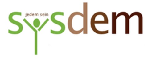 jedem sein SYSDEM Logo (EUIPO, 28.08.2018)