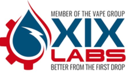 XIX LABS MEMBER OF THE VAPE GROUP BETTER FROM THE FIRST DROP Logo (EUIPO, 28.02.2019)