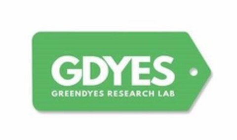 GDYES GREENDYES RESEARCH LAB Logo (EUIPO, 10.07.2019)