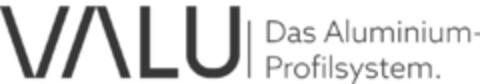 VALU Das Aluminium-Profilsystem. Logo (EUIPO, 07.04.2022)