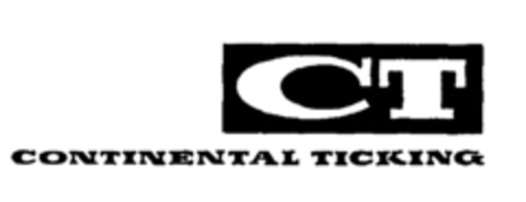 CT CONTINENTAL TICKING Logo (EUIPO, 03/10/1997)