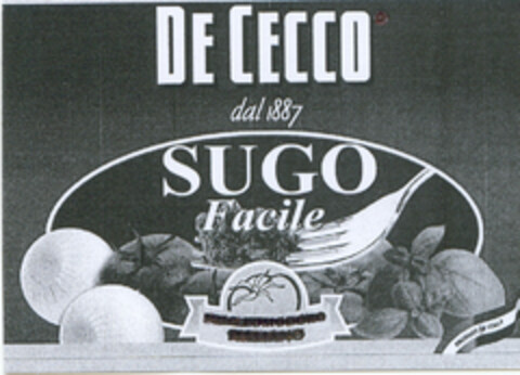DE CECCO dal 1887 SUGO Facile Logo (EUIPO, 12.04.2006)