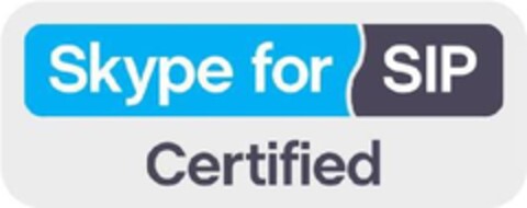 Skype for SIP Certified Logo (EUIPO, 10/26/2009)