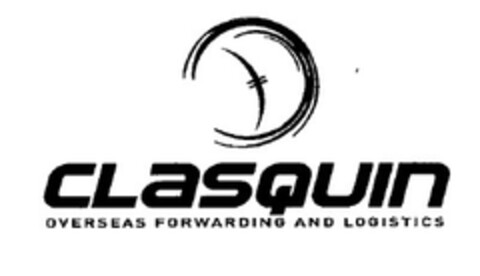 CLASQUIN OVERSEAS FORWARDING AND LOGISTICS Logo (EUIPO, 25.07.2011)