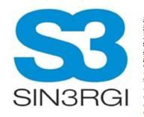 S3 SIN3RGI Logo (EUIPO, 09/20/2011)