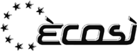E' COSI' Logo (EUIPO, 10/28/2011)