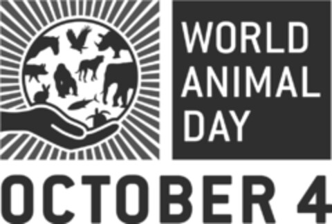 WORLD ANIMAL DAY OCTOBER 4 Logo (EUIPO, 03.03.2017)